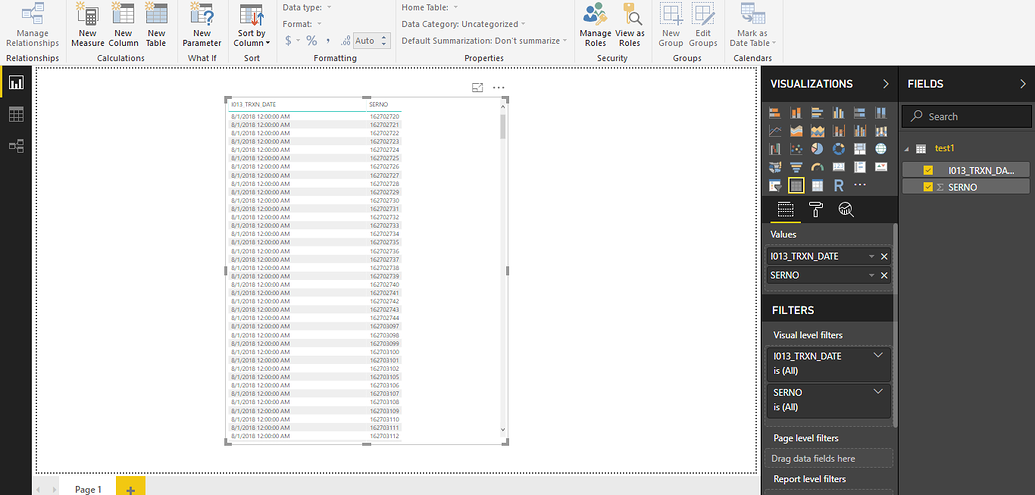 Table Not showing all records when exporting - Power BI - Enterprise ...