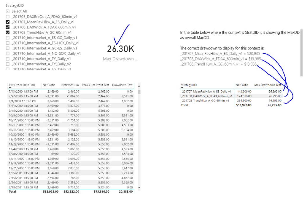 code to calculate max drawdown