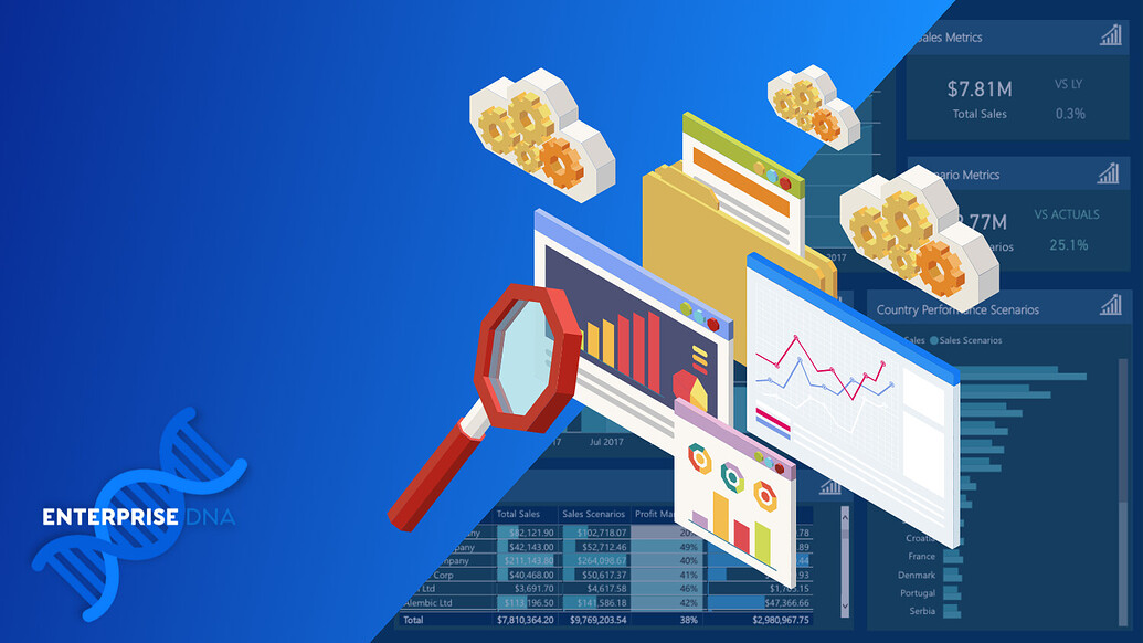 Create A Gantt Chart In Power Bi With A Matrix Visual Power Bi Enterprise Dna Forum 7153