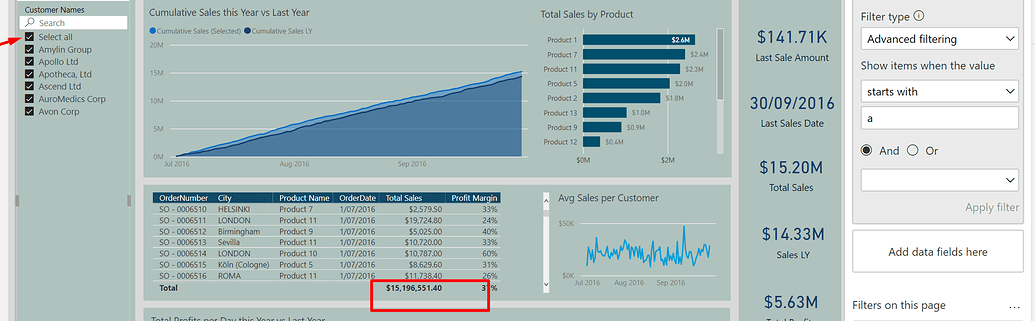 Select all in Slicer after using Filter panel does not work - Power BI ...