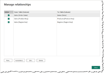 Data Modelling Workout 04 - Stage-Reference-Key-Hide - Solution Screenshot 3 - Manage Relationships Dialog