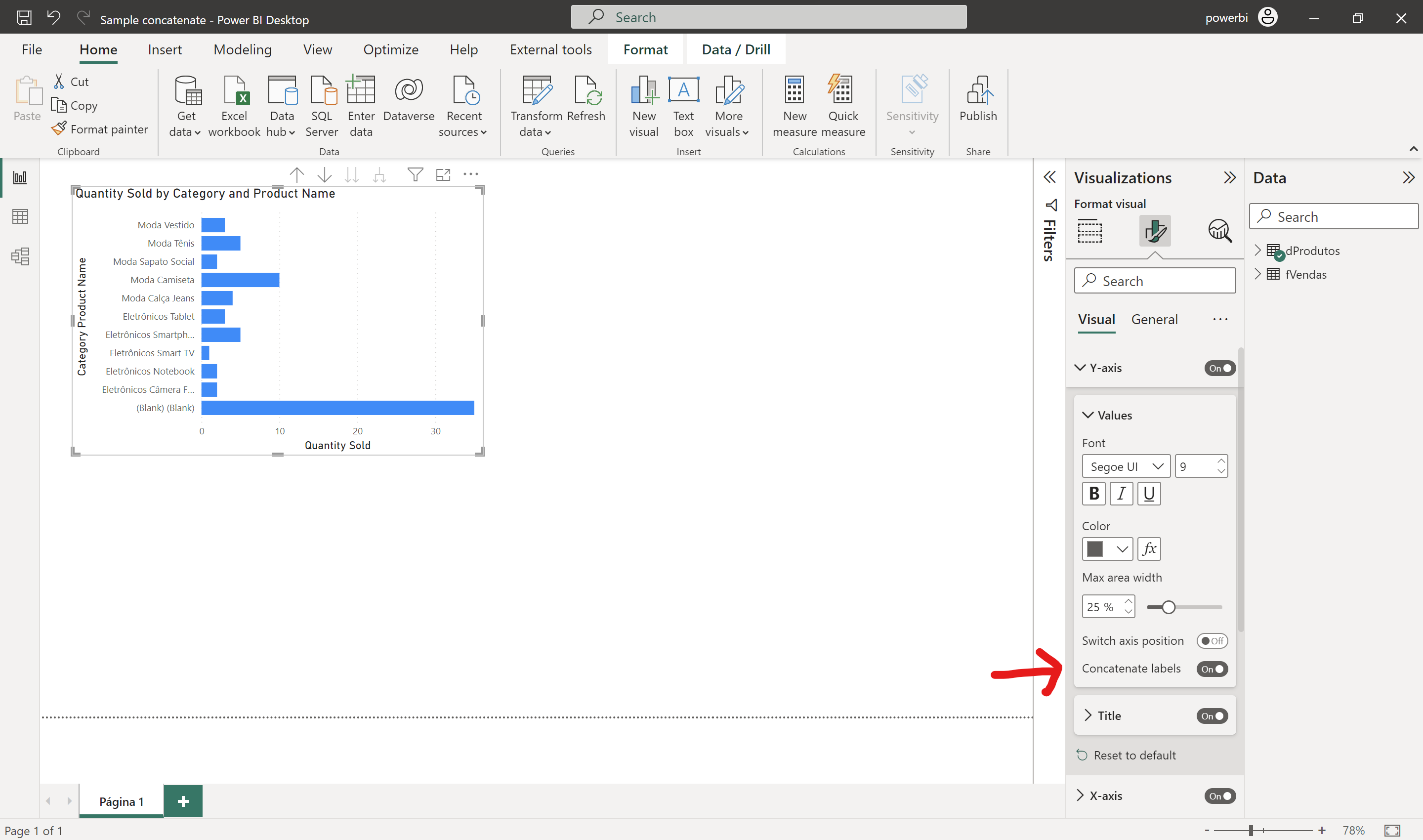 Concatenate labels does not show - Power BI - Enterprise DNA Forum