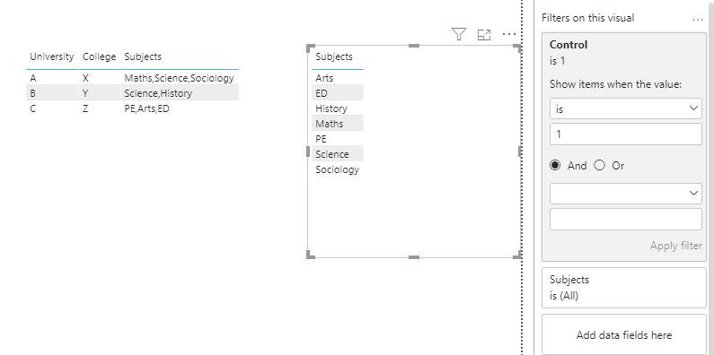 Matrix to filter a Slicer - Power BI - Enterprise DNA Forum