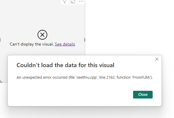 Error Message and Detail