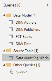 Data Modeling Workout 5_Query Pane Page